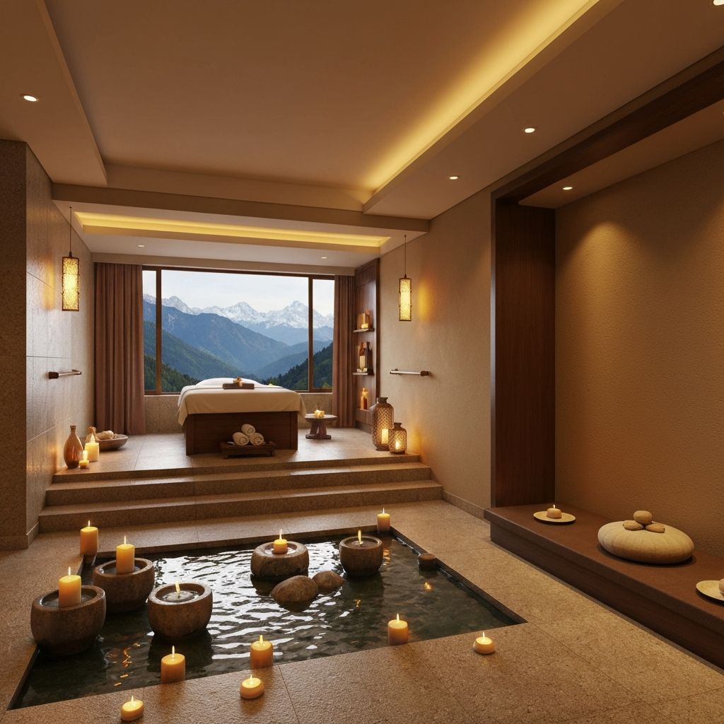 Luxury spa and wellness center